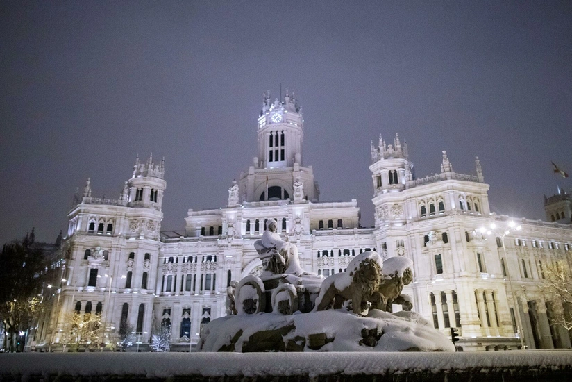 Madriddə son 76 ilin ən soyuq havası qeydə alındı
