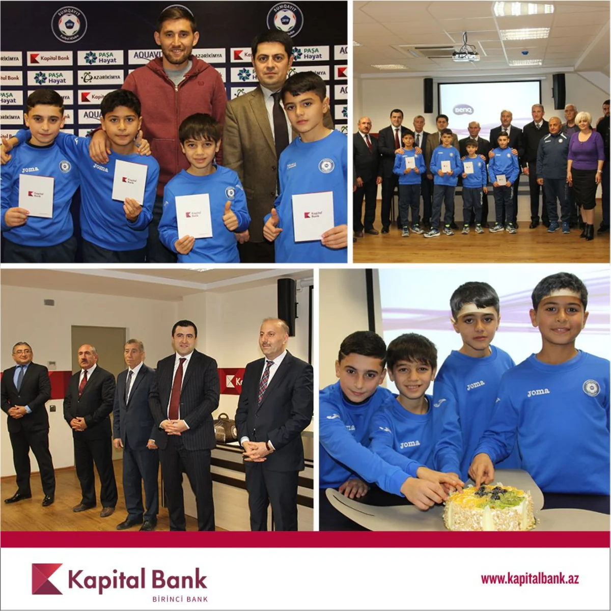 Kapital Bank gənc futbolçuları Mançesterə yola salıb