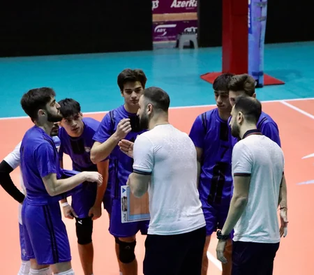 Kişi voleybolçular arasında Azərbaycan çempionatında ilin ilk oyunları keçirilib
