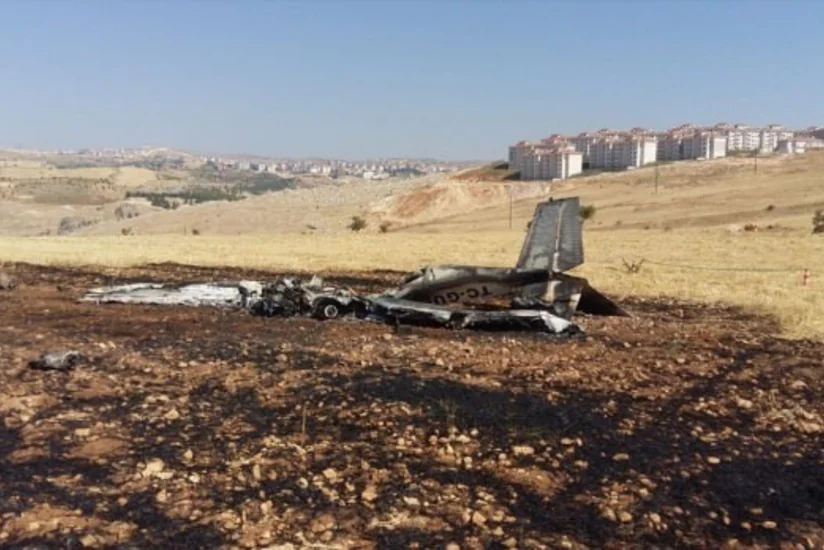 Training plane crashes in Turkey, pilot died