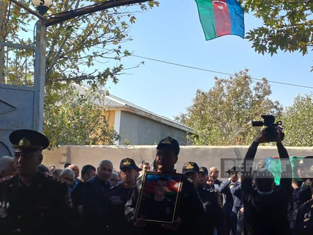 Yol qəzasında həlak olan polis serjantı Naxçıvanda dəfn edilib - YENİLƏNİB