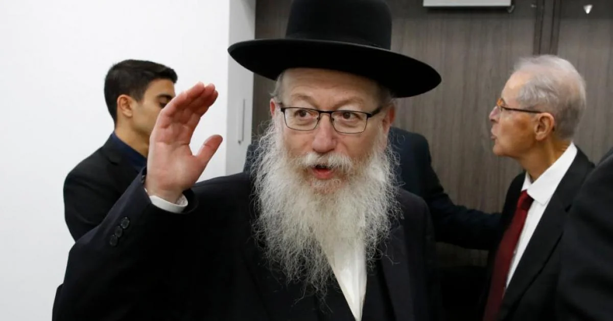 İsrailin səhiyyə naziri istefa verdi