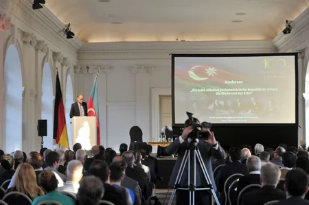 Berlində Azərbaycan Xalq Cümhuriyyətinin 100-cü ildönümünə həsr edilmiş elmi konfrans keçirilib