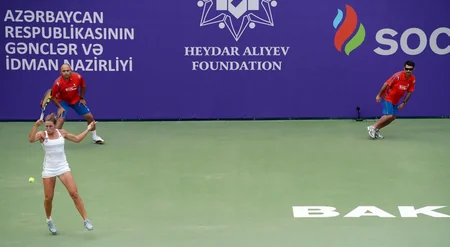“Baku Cup – 2015” Beynəlxalq tennis turnirinin altıncı günü başa çatıb