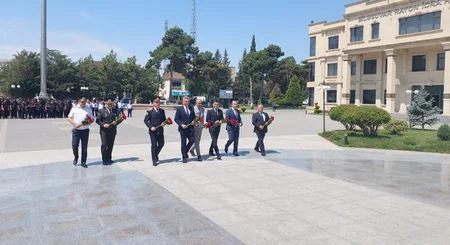 Biləsuvarda polis işçilərinin peşə bayramı günü qeyd olunub