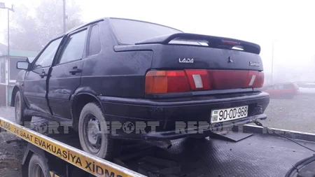Kürdəmirdə yol qəzası olub, xəsarət alanlar var