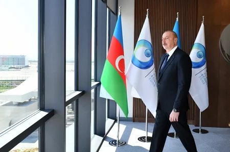Prezident İlham Əliyev Ələt Azad İqtisadi Zonasının birinci mərhələsinin açılış mərasimində iştirak edib