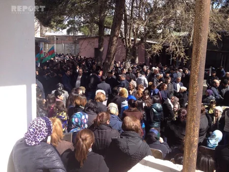 Azərbaycan ordusunun şəhid olan əsgəri dəfn olunub - FOTO