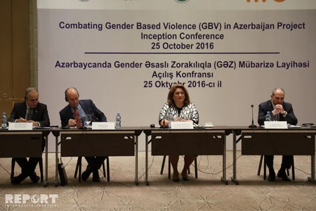 Azərbaycanda gender əsaslı zorakılıqla mübarizə layihəsinin təqdimatı olub