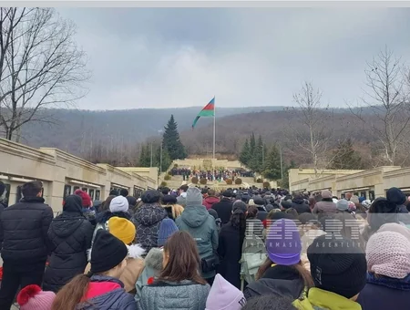 В северо-западных районах Азербайджана почтили память шехидов 20 Января