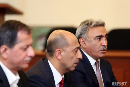 Avropa çempionatında medal qazanan karateçilərlə görüş keçirilib