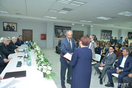 Faiq Qarayevin 2-ci dərəcəli Əmək ordeni ilə təltif edilməsi ilə əlaqədar tədbir keçirilib