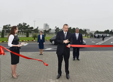 Prezident Abşeron Olimpiya İdman Kompleksinin açılışında iştirak edib