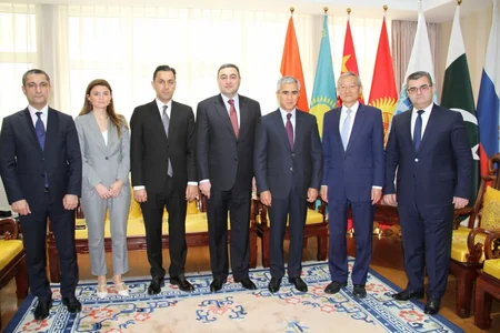 Azərbaycan ilə Şanxay Əməkdaşlıq Təşkilatı arasında əməkdaşlığın genişləndirilməsi məsələləri müzakirə olunub