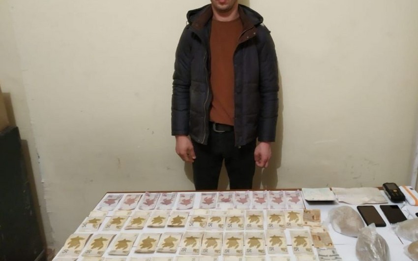 Azərbaycan sərhədini qanunsuz keçərək külli miqdarda narkotik gətirən şəxs tutulub