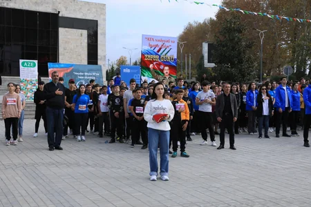 İsmayıllıda Heydər Əliyev İlinə həsr olunan qaçış yarışı keçirilib