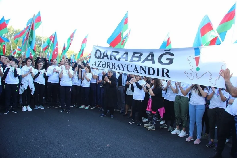 Ağcabədidə Prezidentin “Qarabağ Azərbaycandır və nida işarəsi” mesajına dəstək məqsədilə yürüş-mitinq keçirilib
