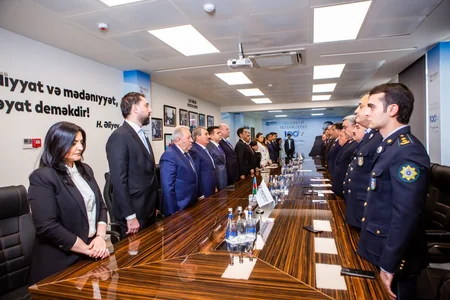 Abşeron Logistika Mərkəzində Ümummilli Lider Heydər Əliyevin 100 illiyi ilə bağlı tədbir keçirilib