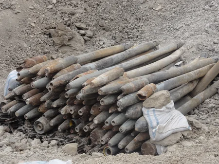 Xızıda 9 ədəd partlamamış hərbi sursat aşkar edilib