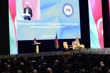Səttar Möhbalıyev yenidən Azərbaycan Həmkarlar İttifaqı Konfederasiyasının sədri seçilib - YENİLƏNİB-2