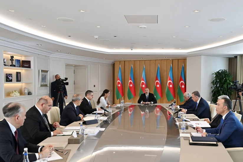 President Ilham Aliyev chairs meeting dedicated to socio-economic results of six months of this year