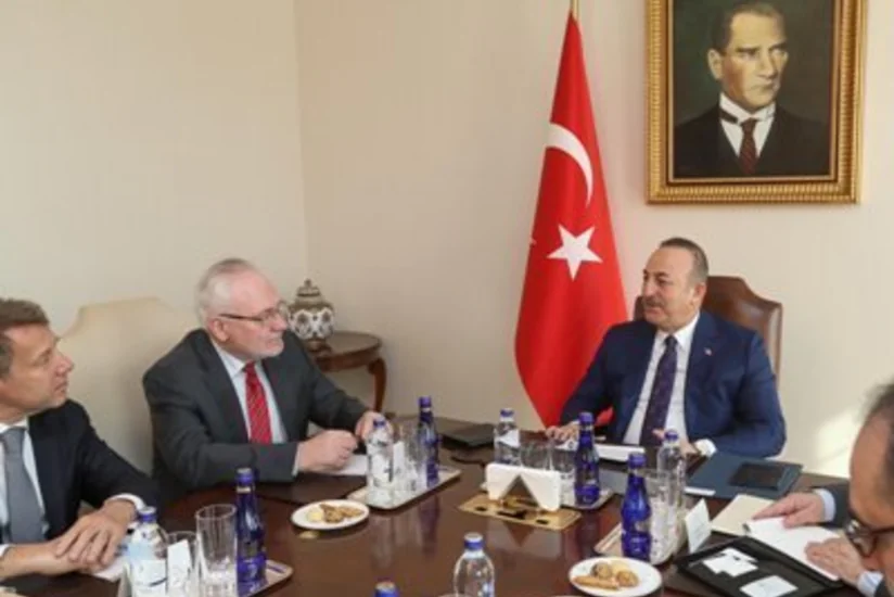 OSCE Minsk Group co-chairs meet with Turkish Foreign Minister