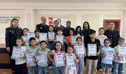 “Yol hərəkəti qaydalarını öyrənək” yarışmasında qalib olan şagirdlər mükafatlandırılıb