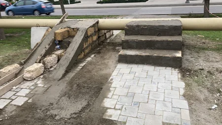 Bakıda piyadaların hərəkətinə mane olan qaz xətti torpağın altına köçürülüb