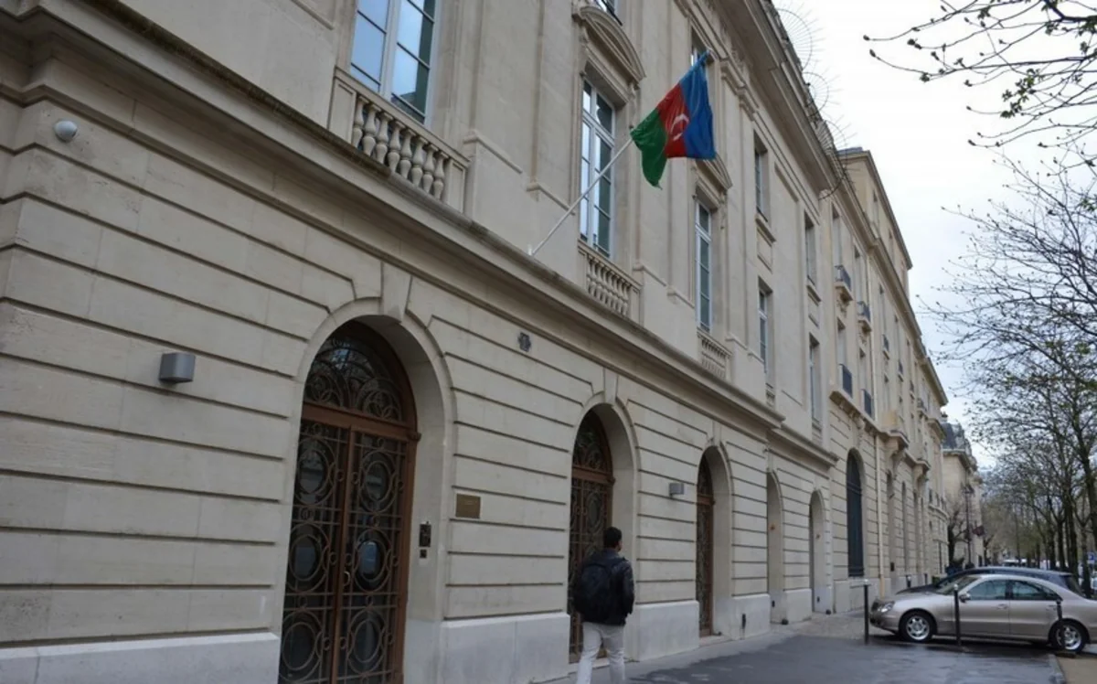 Azerbaijani embassy in France issues statement over attack by Armenian fanatics