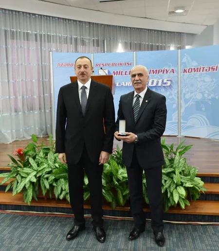 ​Prezident İlham Əliyev 2015-ci ilin idman yekunlarına həsr olunan mərasimdə iştirak edib