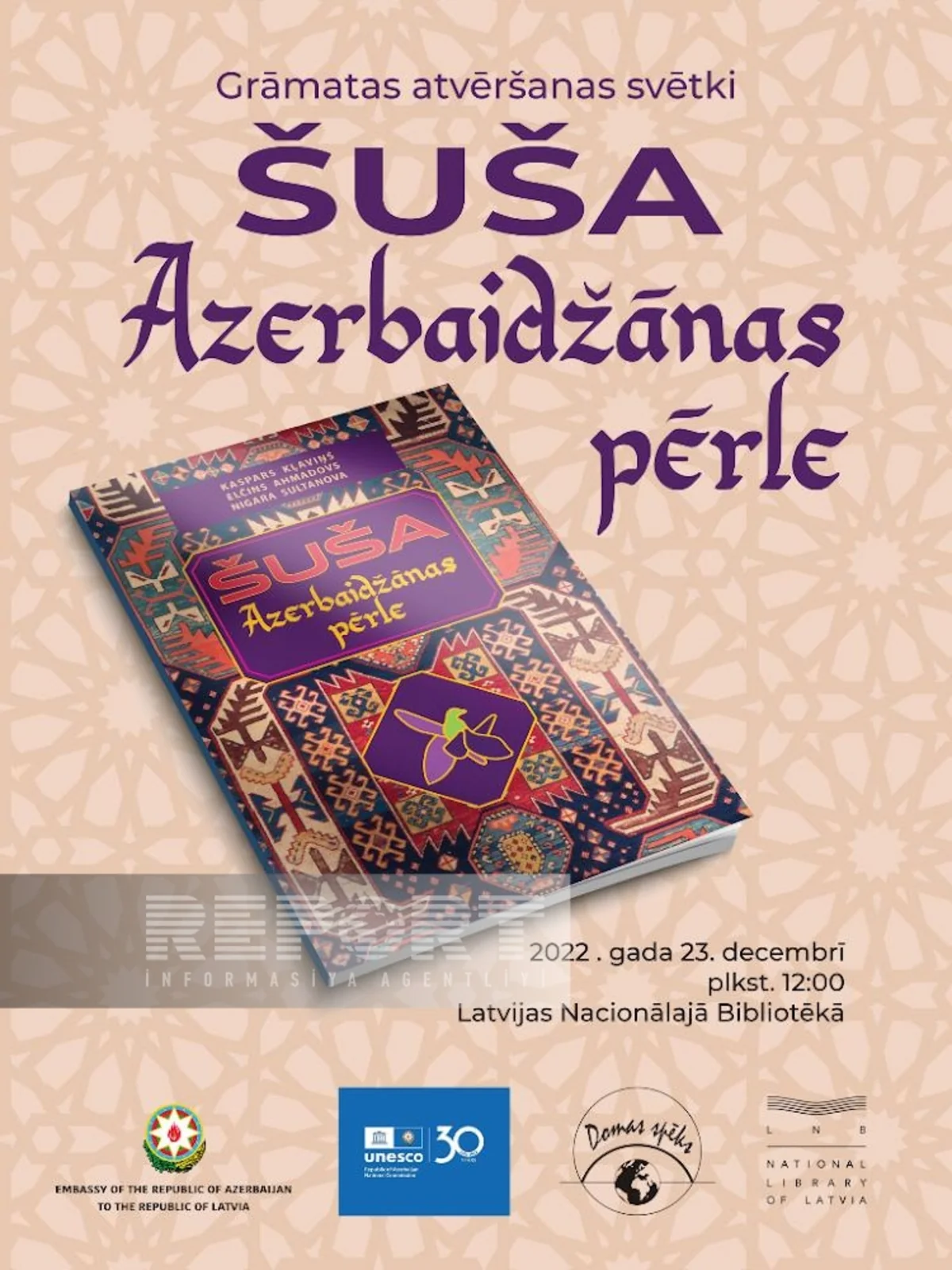 Riqada latış dilində Şuşa haqqında kitabın təqdimatı olub