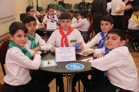 Bakı məktəbləri arasında “Yol hərəkəti qaydaları və mən!” adlı bilik yarışı keçirilib