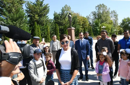 Birinci vitse-prezident Şamaxıya Prezident İlham Əliyevin tapşırığı ilə səfər edib - YENİLƏNİB