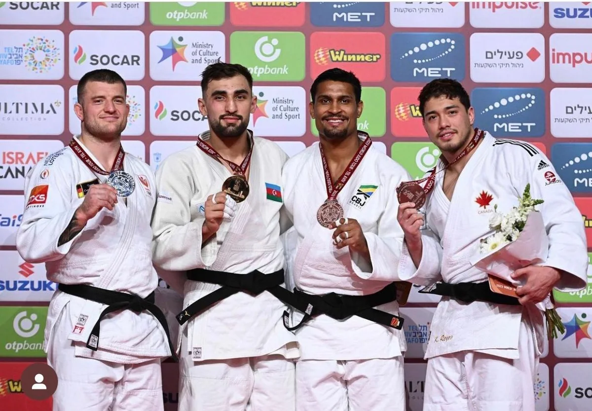 Böyük Dəbilqə: Azərbaycan cüdoçuları son gündə bir dəst medal qazanıblar