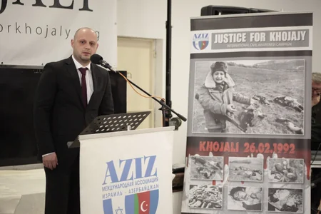 İsrailin xarici işlər naziri Xocalı soyqırımına həsr olunmuş tədbirdə çıxış edib