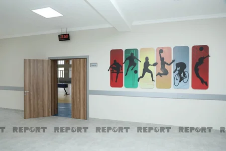 Bakıda sökülərək yenidən tikilən məktəbin açılışı olub