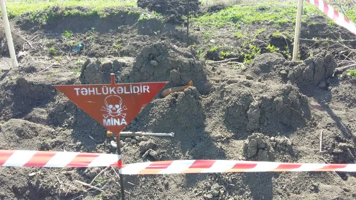 Tərtərdə 2 ədəd mərmi aşkarlandı