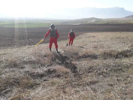 Qazaxda iki ədəd top mərmisi tapılıb