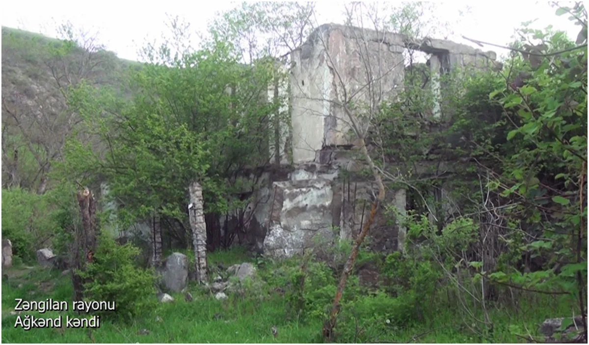 Footage from Aghkand village of Zangilan