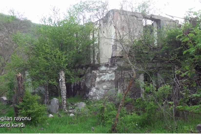 Footage from Aghkand village of Zangilan