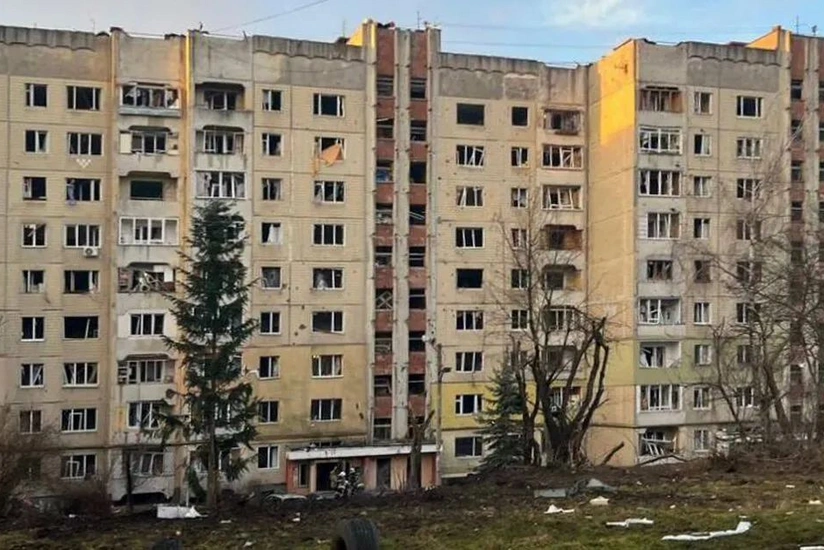 1 killed, 8 injured in Ukraine’s Kharkiv shelling