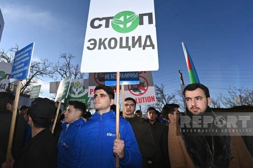 Protest rally on Khankandi-Lachin road enters its 47th day