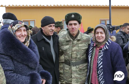Nar отметил Новруз байрамы вместе с солдатами в прифронтовой зоне
