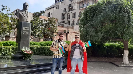 В Тбилиси прошла акция в поддержку Азербайджана