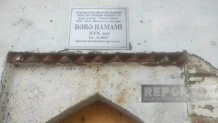 Şəkidə iki yüz illik tarixi hamam baxımsız qalaraq xarabalığa çevrilib