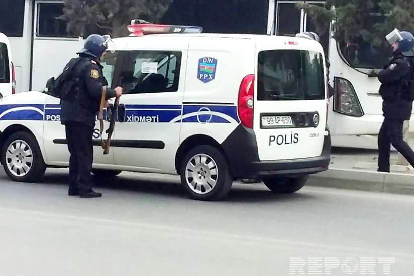 Nardarandakı insidentlə bağlı polis gücləndirilmiş iş rejiminə keçib - FOTO