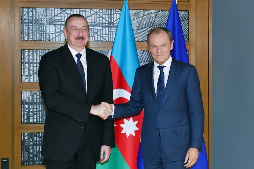 President Ilham Aliyev met with President of European Council