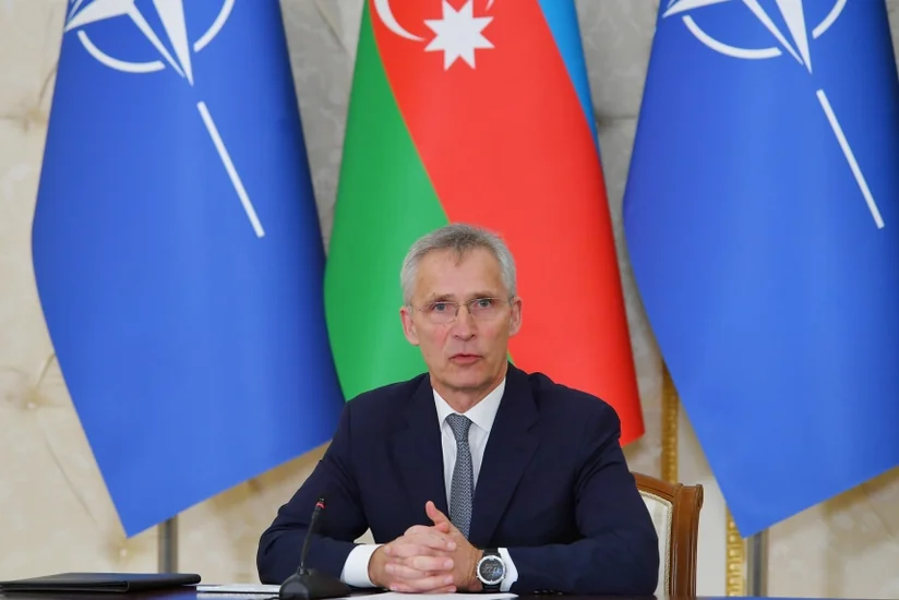 Stoltenberq: Azərbaycanın Ukraynaya vacib humanitar yardımını alqışlayıram