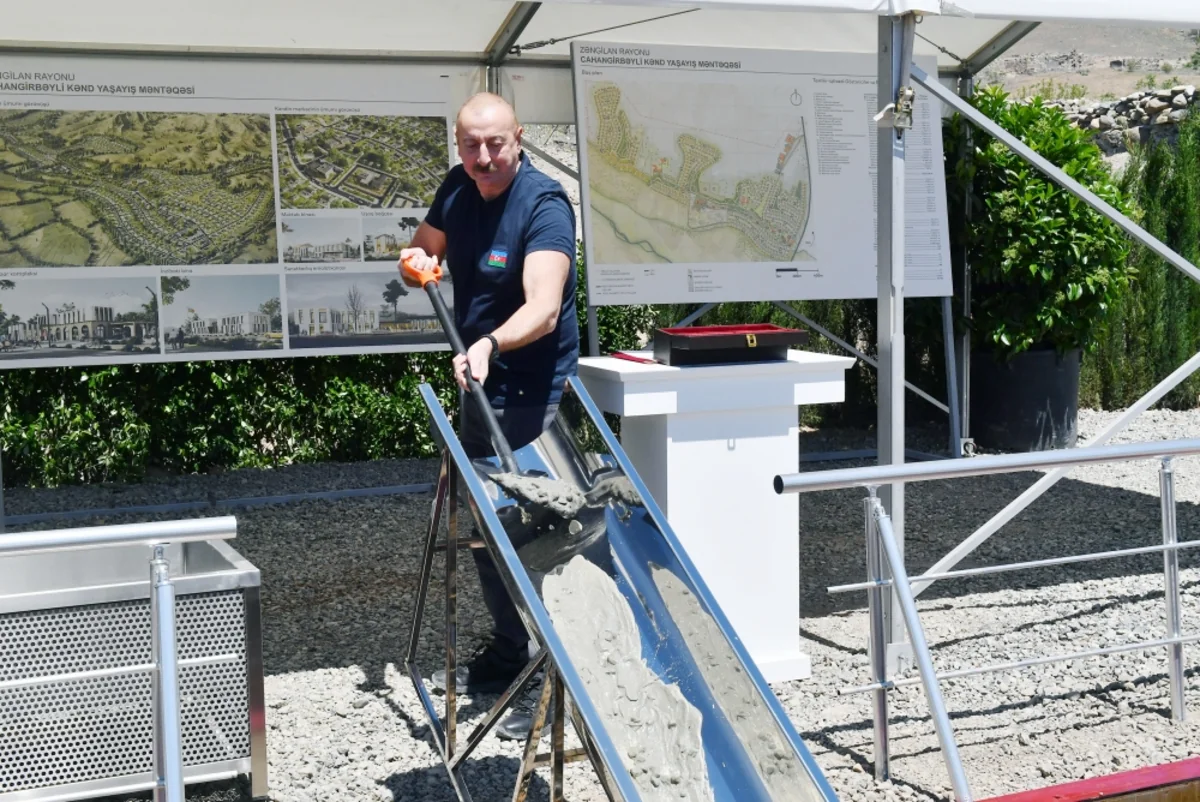 Jahangirbayli village broke ground in Zangilan