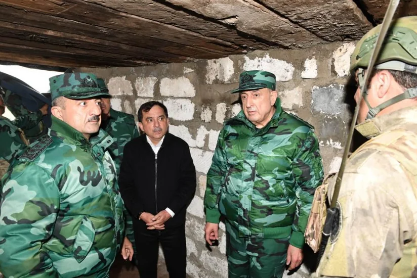 Presidential Aide, State Border Service Chief visit contact line with Armenia